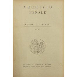 Archivio penale.