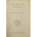 Archivio penale.