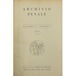 Archivio penale.