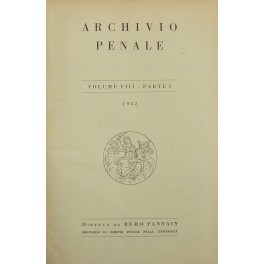 Archivio penale.