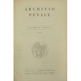 Archivio penale.