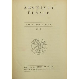 Archivio penale.