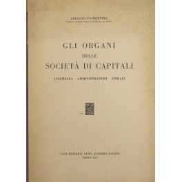 Gli organi delle società di capitali