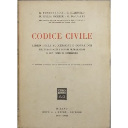 Codice civile. Libro delle successioni e donazioni.