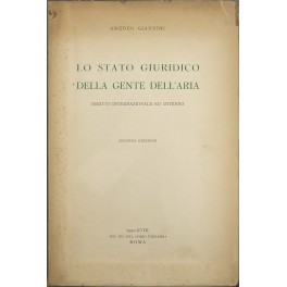 Lo stato giuridico della gente dell'aria Lo stato giuridico della gente dell'aria