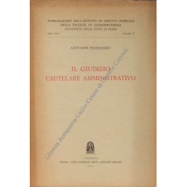 Il giudizio cautelare amministrativo