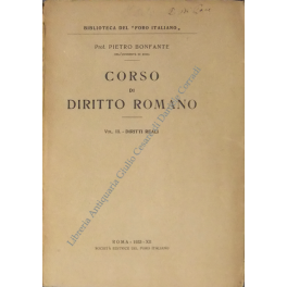 Corso di diritto romano Corso di diritto romano