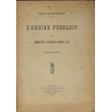 L'ordine pubblico nel diritto internazionale