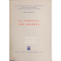 La condanna con riserva