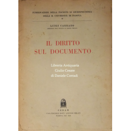 Il diritto sul documento