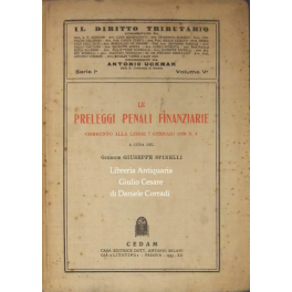 Le preleggi penali finanziarie