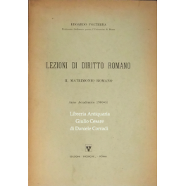 Lezioni di diritto romano