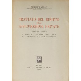 Trattato del diritto delle assicurazioni private.