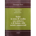 Scritti in tema di vendita con esclusiva