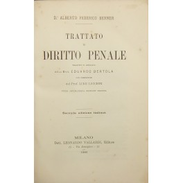 Trattato di diritto penale Trattato di diritto penale