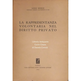 La rappresentanza volontaria nel diritto privato
