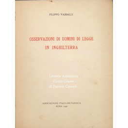 Osservazioni di uomini di legge in Inghilterra