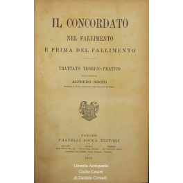 Il concordato nel fallimento e prima del fallimento