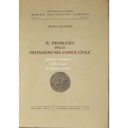 Il problema delle definizioni nel codice civile