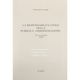 La responsabilità civile della pubblica amministrazione