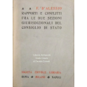 Rapporti e conflitti fra le due sezioni giurisdizi