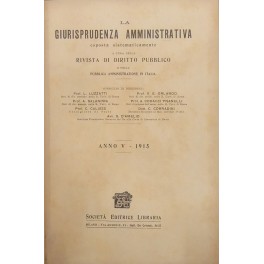 La giurisprudenza amministrativa esposta sistematicamente La giurisprudenza amministrativa esposta sistematicamente