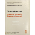 Impresa agricola. Disposizioni generali. Art. 2135-2139
