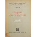 L'oggetto del diritto di autore