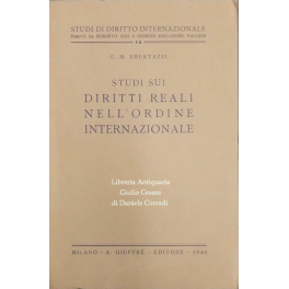 Studi sui diritti reali nell'ordine internazionale