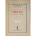 La formazione dei dogmi di diritto privato nel diritto comune