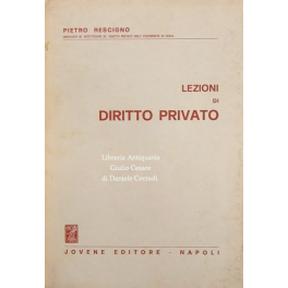 Lezioni di diritto privato