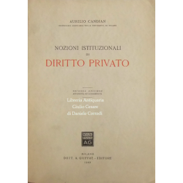 Nozioni istituzionali di diritto privato