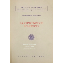 La convenzione d'assegno