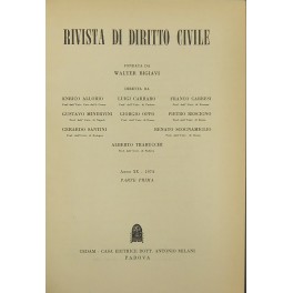 Rivista di diritto civile Rivista di diritto civile
