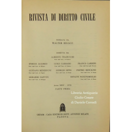 Rivista di diritto civile Rivista di diritto civile