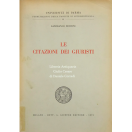 Le citazioni dei giuristi