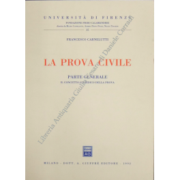 La prova civile. Parte generale