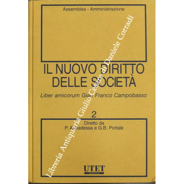 Campobasso DIRITTO COMMERCIALE completo in 3 volumi 2° 3° e 4° ed. UTET  1997 99