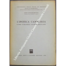 L'ipoteca cambiaria come garanzia extracartolare