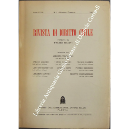 Rivista di diritto civile Rivista di diritto civile