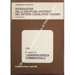 Introduzione della disciplina antitrust 