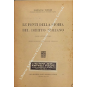 Le fonti della storia del diritto italiano. 