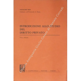 Introduzione allo studio del diritto privato