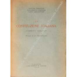 La Costituzione Italiana. Commento analitico