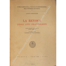 La revoca degli atti fraudolenti
