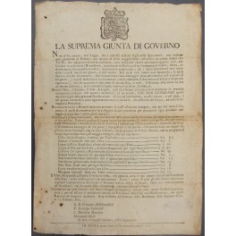 La suprema giunta di Governo