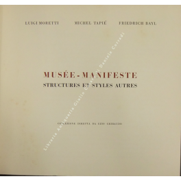 Musee - Manifeste. Structures et styles autres