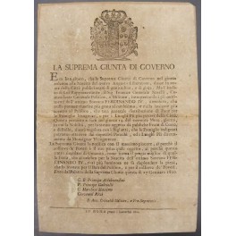 La suprema giunta di Governo La suprema giunta di Governo