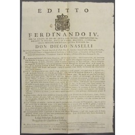 Editto Ferdinando IV Editto Ferdinando IV