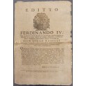 Editto Ferdinando IV